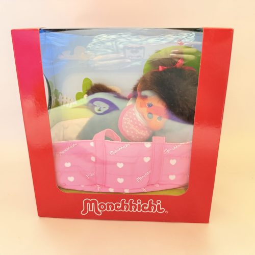 „Monchhichi“ pliušinės beždžionėlės mergaitės rinkinys