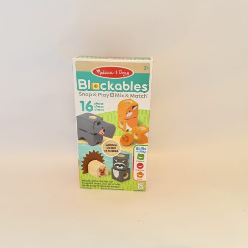 Rinkinys Melissa & Doug Blockables – Miško gyvūnai
