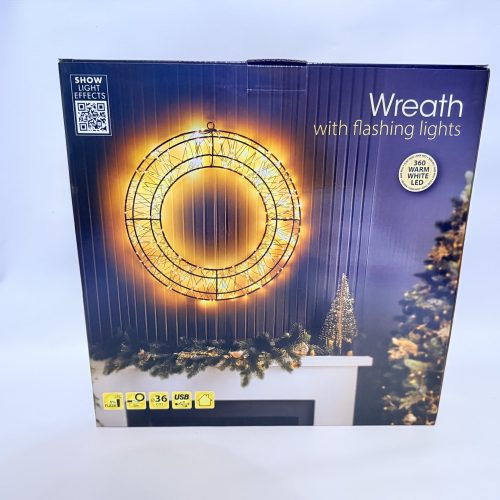 Kalėdų dekoracija „Wreath with flashing lights“